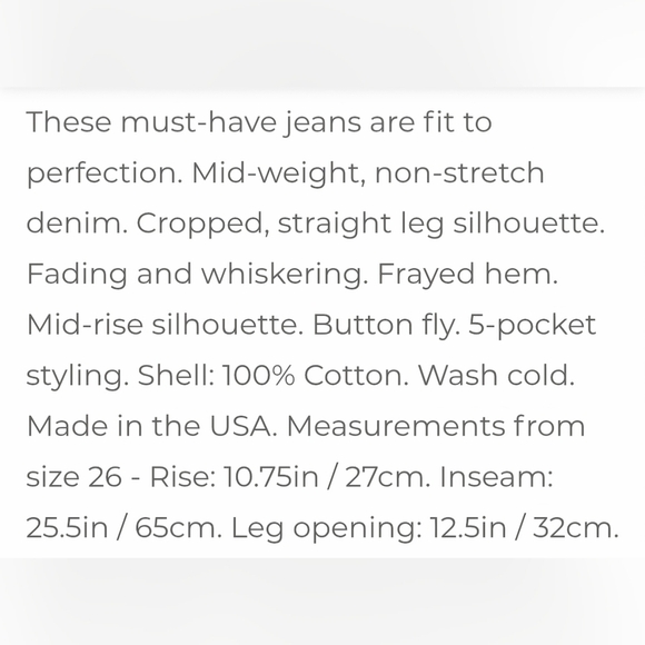 Edwin Hana Crop Calm Down Light Wash Ankle Jeans W/ Distressed Bottom - Picture 12 of 12